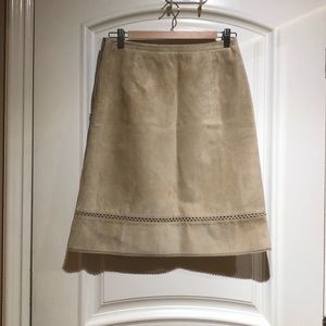 Ann Taylor LOFT Suede Skirt